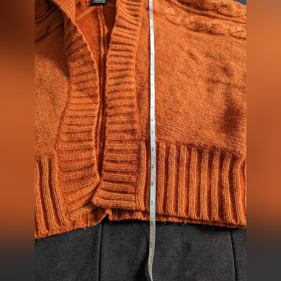 💙 MEXX 💙 Rust / Burnt Orange Short Cardigan - Picture 6 of 6
